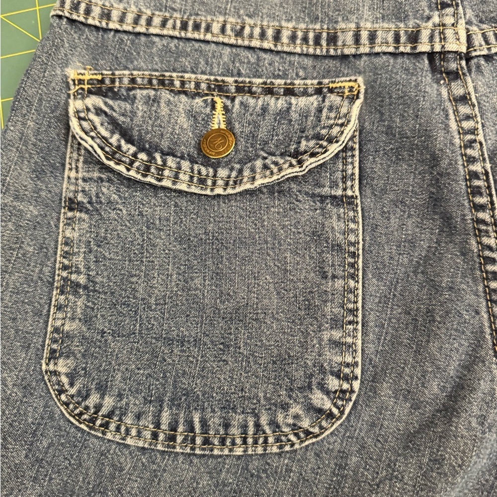 Vintage Wrangler Dark Blue Jean Shorts - Picture 4 of 5